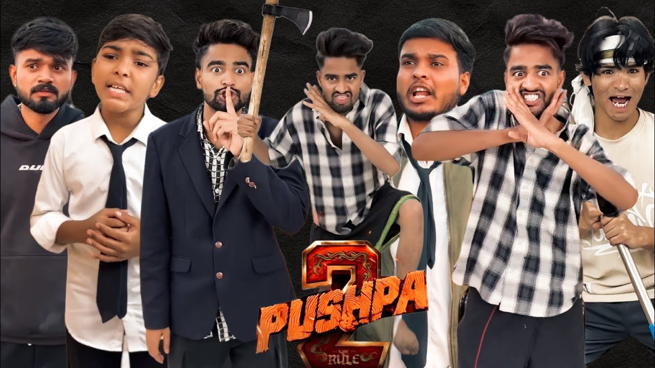 Dhoni Sir Bangaya Puspa 2 || धोनी कर बन गए पुष्पा 2 || School Ki Comedy Videos || Lesson Of Life ||
