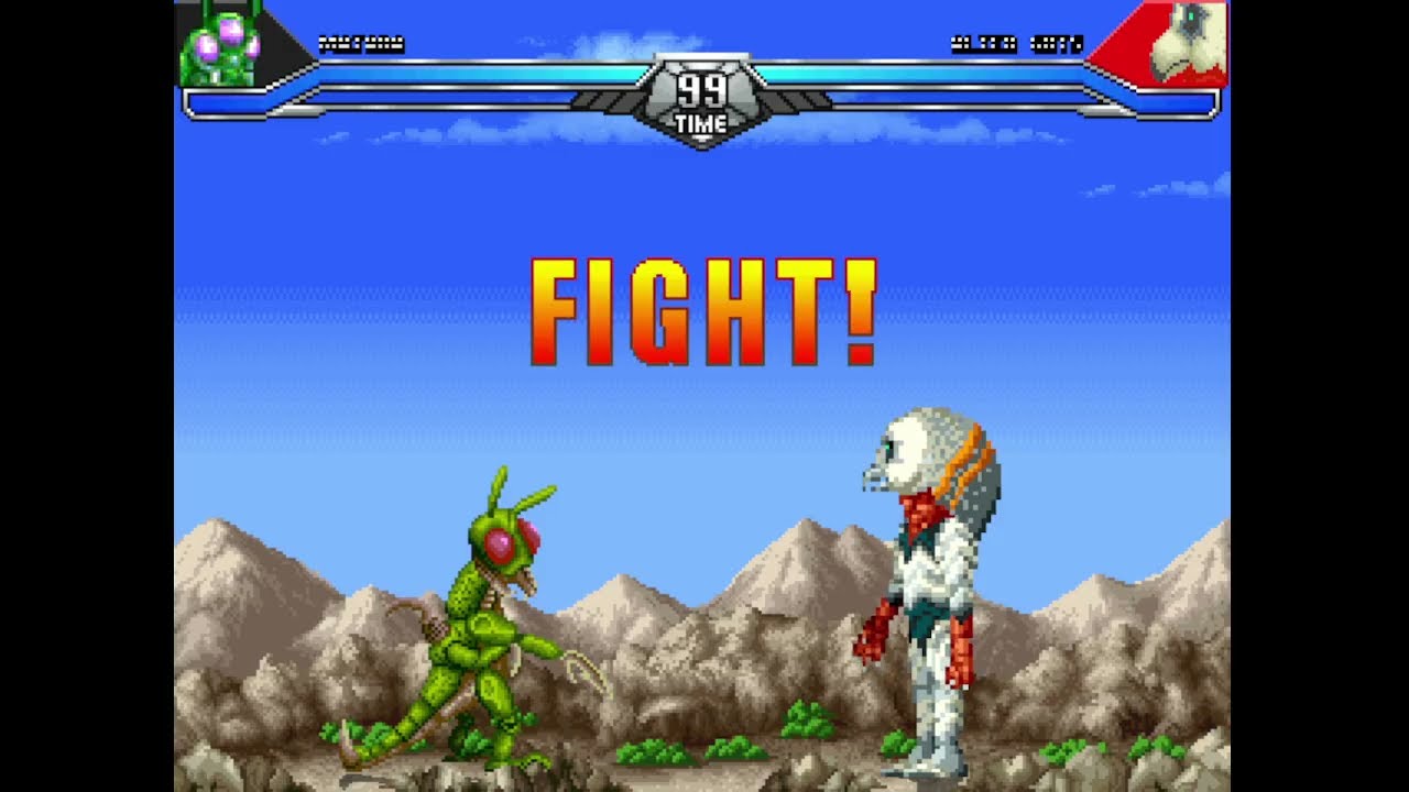Ultraman MUGEN Tournament Round 1 - Majaba vs Alien Guts