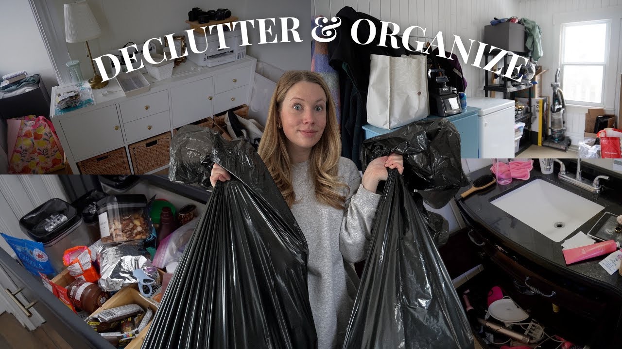 decluttering & organizing my entire house 🏠📦 (because it's a hot mess)