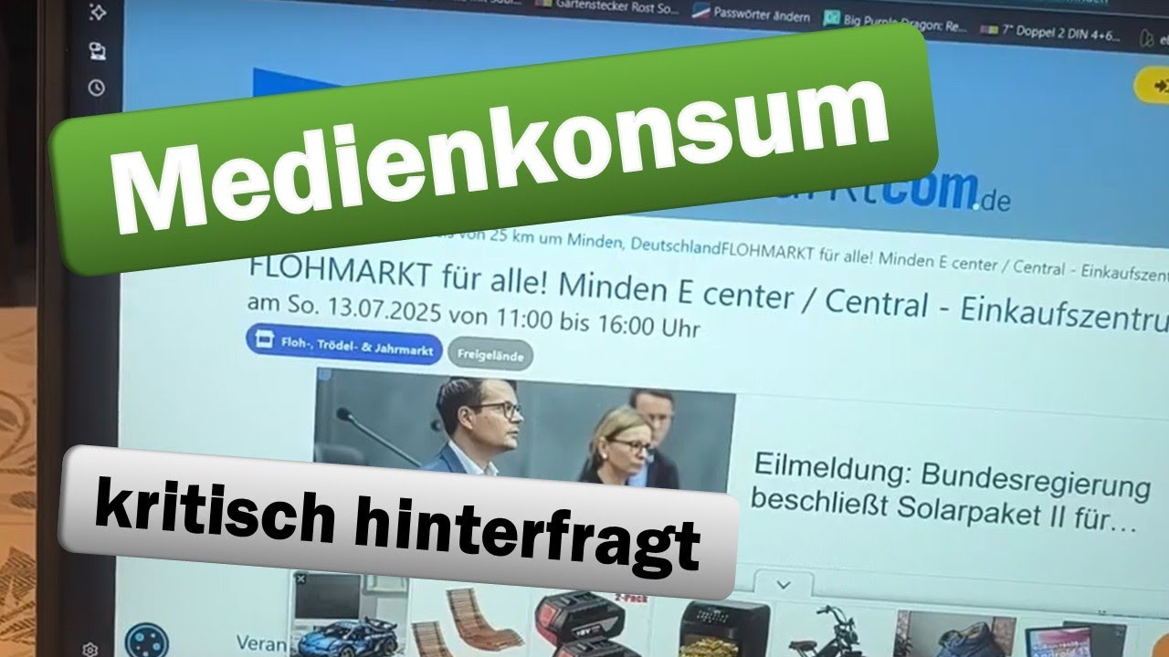Tagesplanung für Tochter - Medienkonsum kritisch hinterfragt.