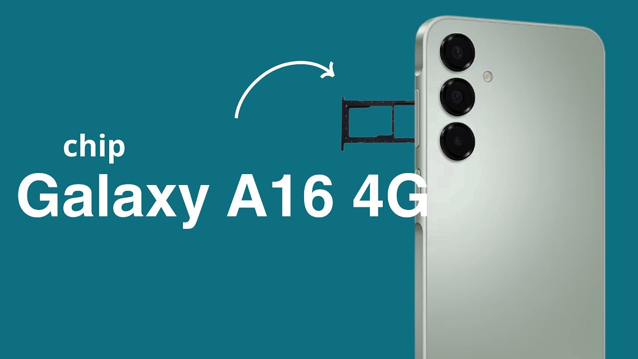 Como Colocar Chip No Galaxy A16 4G LTE (Chip e Cartão SD)