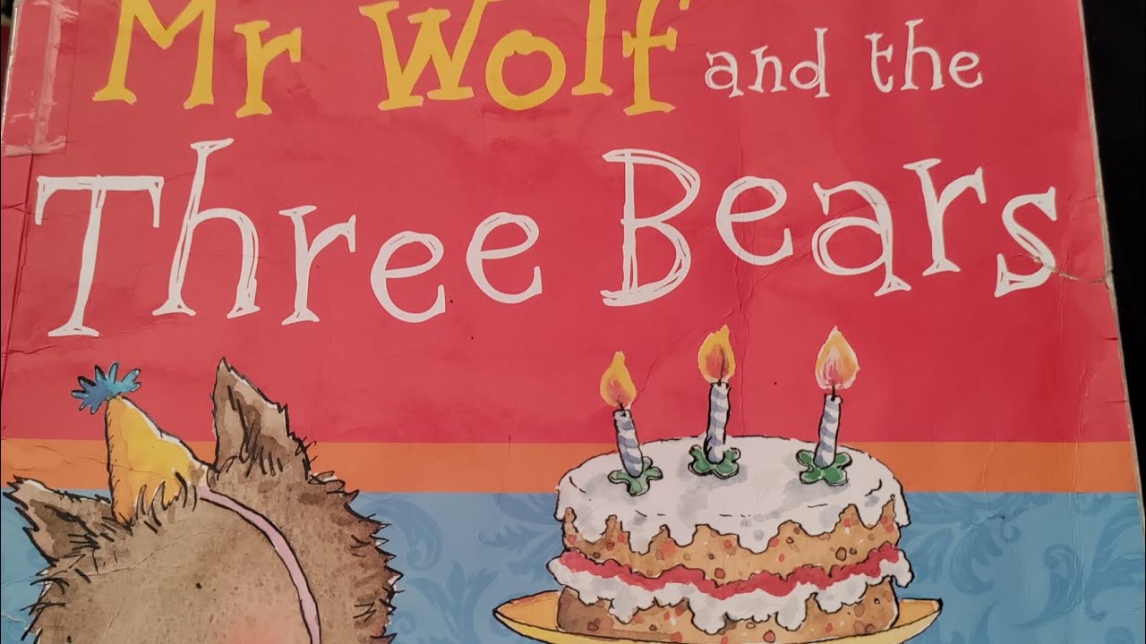 Mr wolf and the three bears reading book