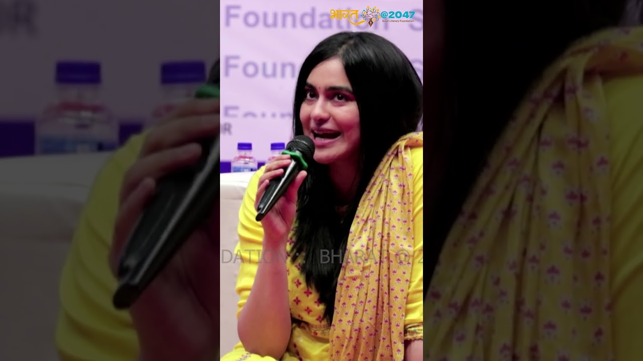 Very talented actress @adah_sharma showing her talent @srtlitfest