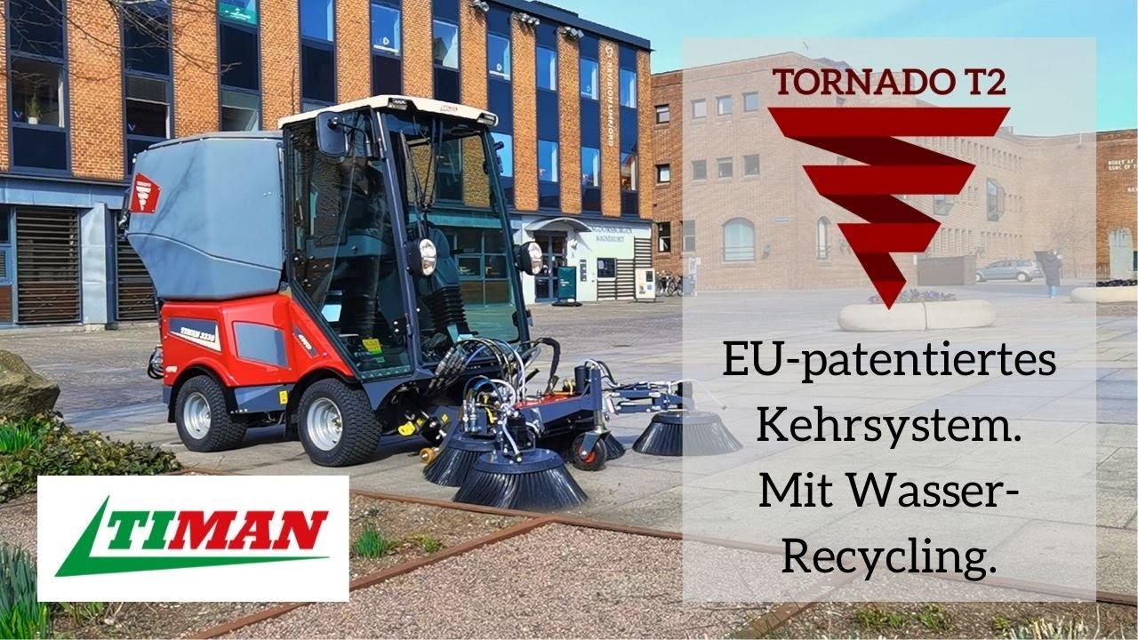 Timan 3330 Kehrmaschine | Tornado T2 - größte Kehrleistung in der Klasse