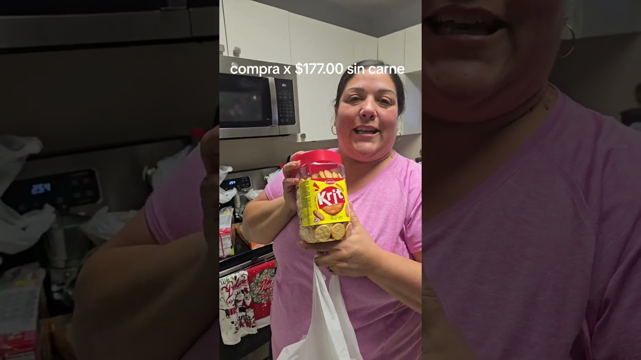 Compra x $177.00 sin carne. @ErikaMartin-tv #compras #supermercado 