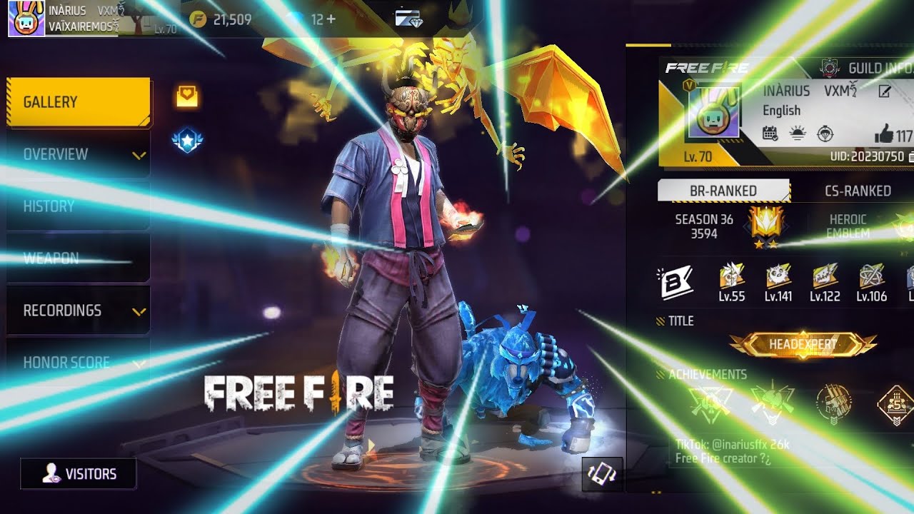 S1 account 😱💨 || Free Fire the game 🚀
