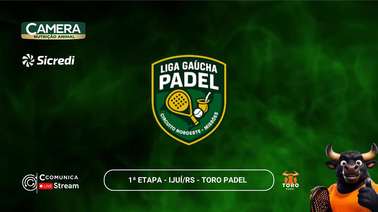 AO VIVO a Primeira Etapa da Liga Gaúcha de Padel direto do Toró Padel