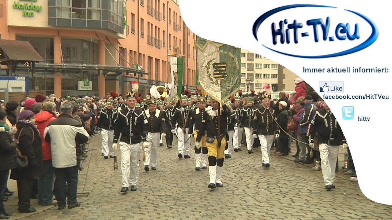 Traditionelle Bergparade in Zwickau 14.12.2013