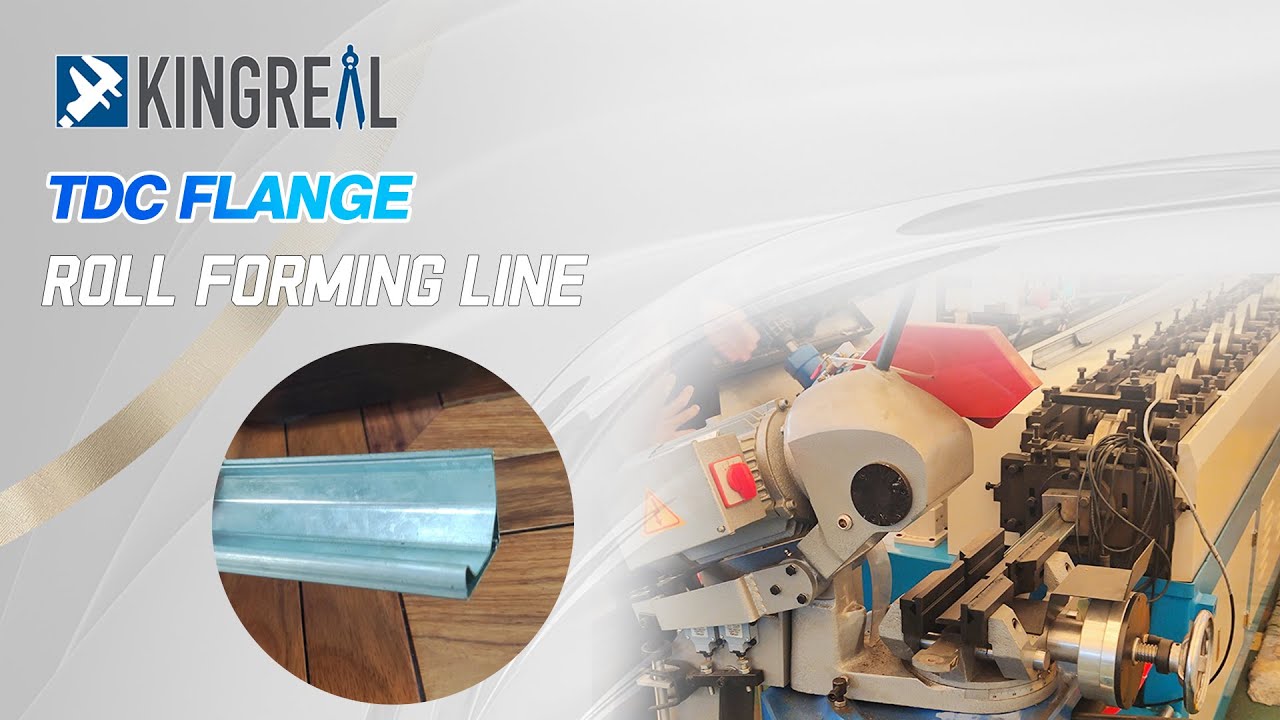 KINGREAL TDC/TDF Flange Duct Roll Forming Machine, Spiral Duct Forming Machine Testing In Factory