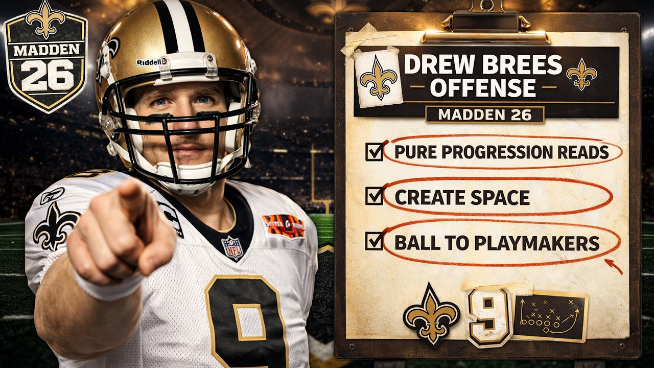 How Drew Brees Built The Most Explosive Offense in NFL History (Run This NOW)
