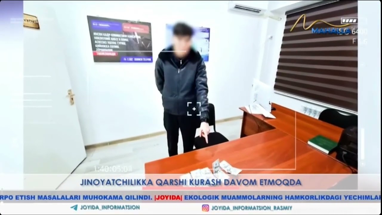 Jinoyatchilikka qarshi kurash davom etmoqda