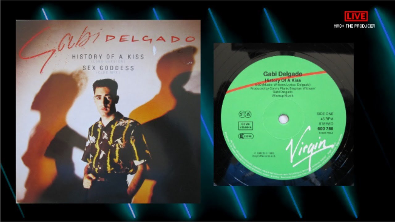 🔴 Gabi Delgado &lrm;&ndash; History Of A Kiss / Sex Goddes (12-inch ) [D.A.F.] 1983 / LIVE audio vinyl record