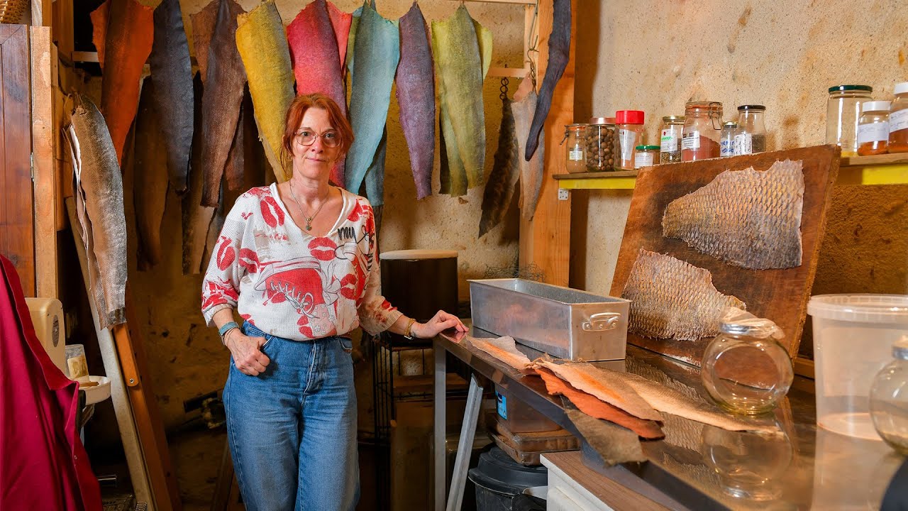 Isabelle Blateau Callin, tanneuse de cuir de poisson