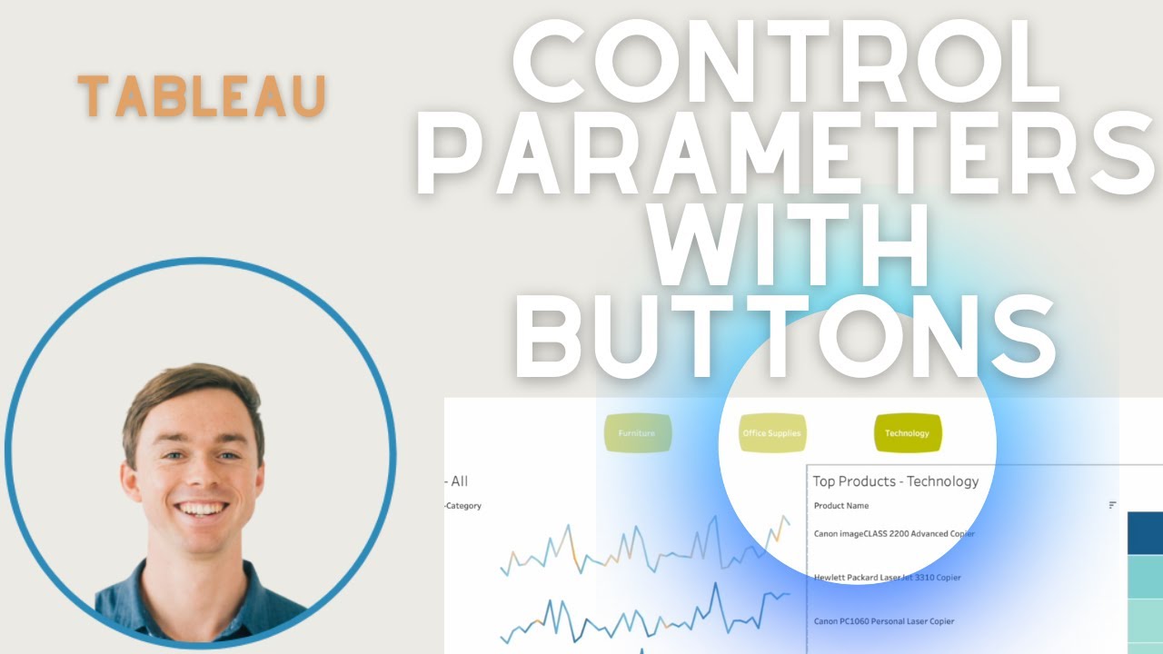 Build Custom Parameter Selection Buttons in Tableau