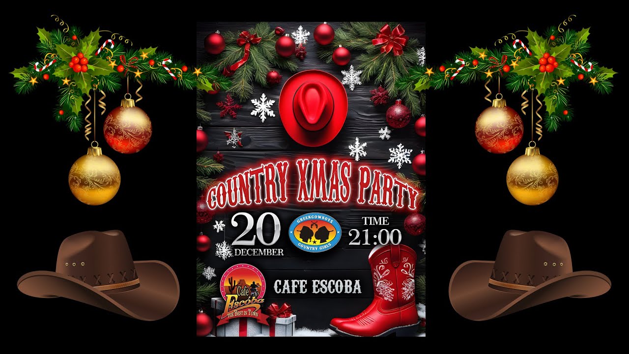 Greekcowboys & Country Girls club, X-Mas Party @ Escoba! (20/12/24)