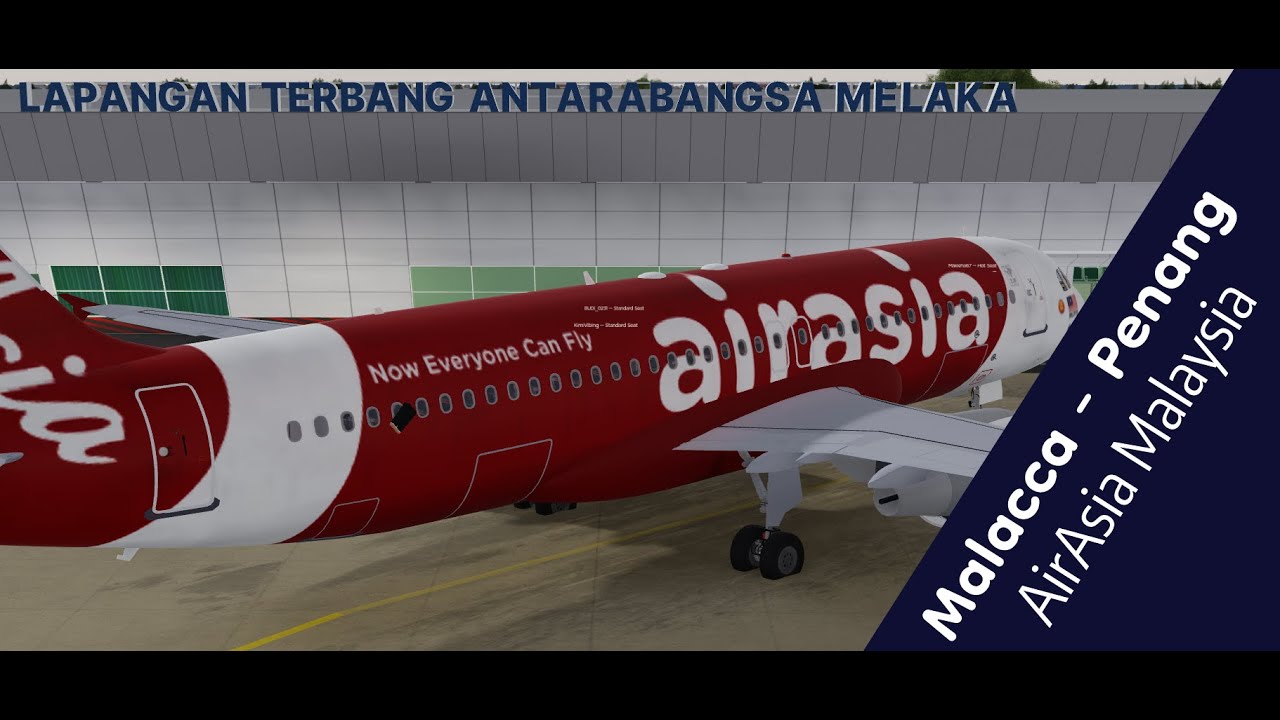 AIRASIA MALAYSIA | Malacca - Penang | Airbus A320 | ROBLOX