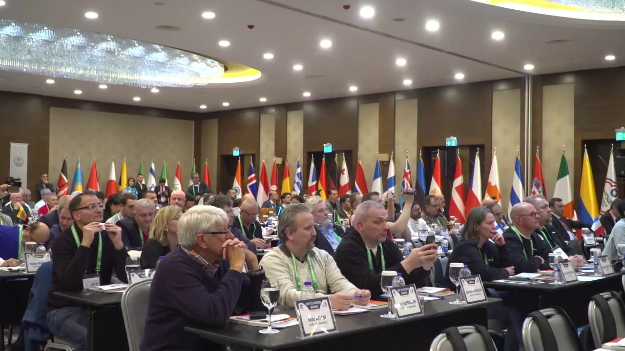 ICSD President at Chef de Mission Seminar - Samsun, Turkey