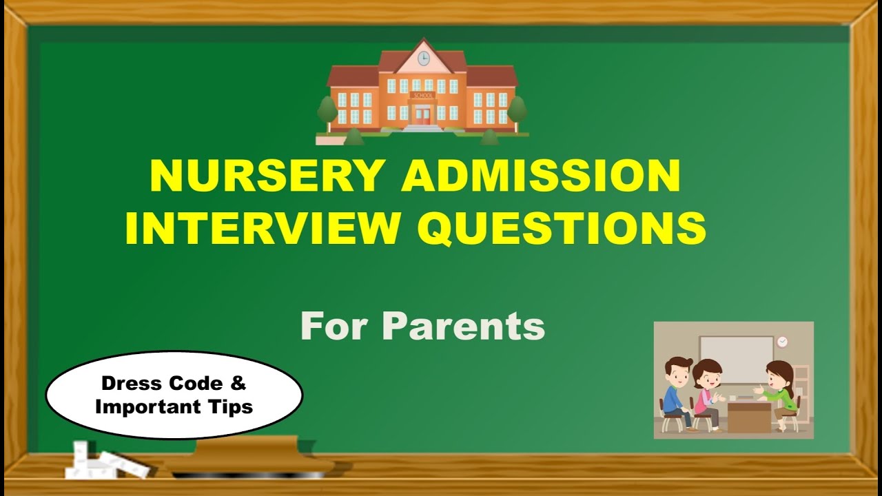 Interview questions for parents  WITH ANSWERS | School Interview