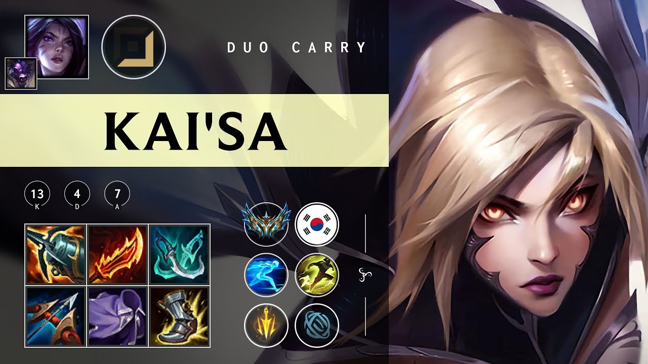 Kai'Sa ADC vs Yunara - KR Challenger Patch 25.24