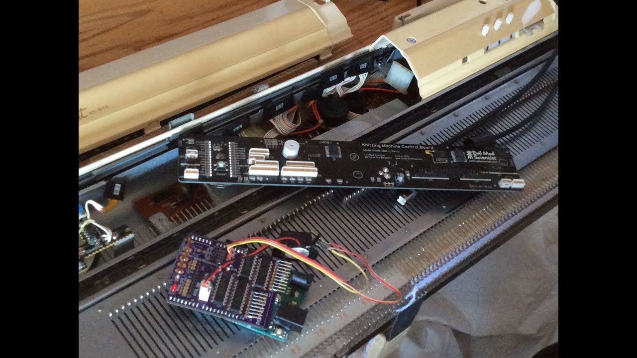 Machine knit a robot puppet. Part 1: install the AYAB hardware
