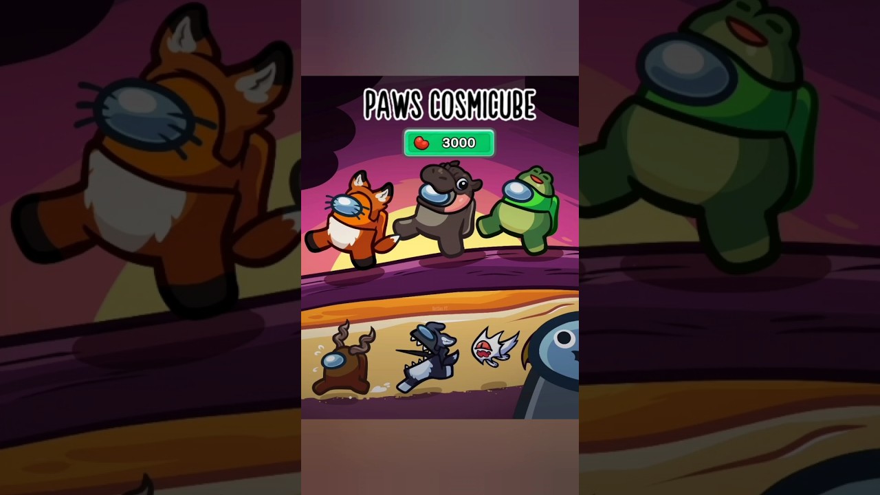 Buying the *New* Paws Cosmicube in Among Us #shorts #amongus