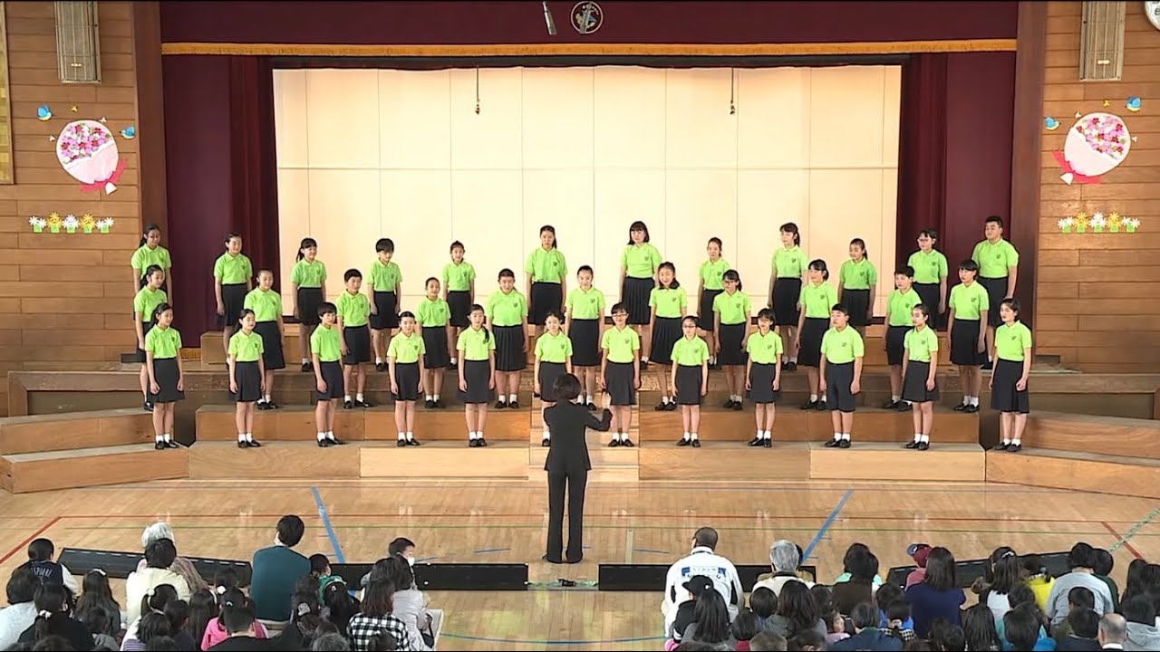 未確認飛行物体〔二〇一六〕〔短縮版〕（入沢康夫 詩／横山潤子 作曲）- 同声（女声）合唱とピアノのための《にぎやかな心》- 日野市立七生緑小学校合唱団