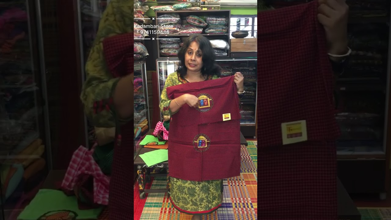 Handpainted Pattachitra Blouse Pieces @kadambaristorebangalore 