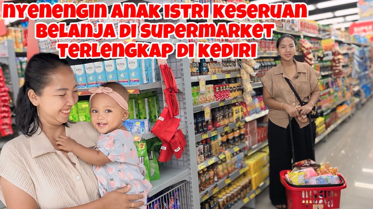 NYENENGIN ANAK ISTRI DAN BEGINI KESERUAN BELANJA
