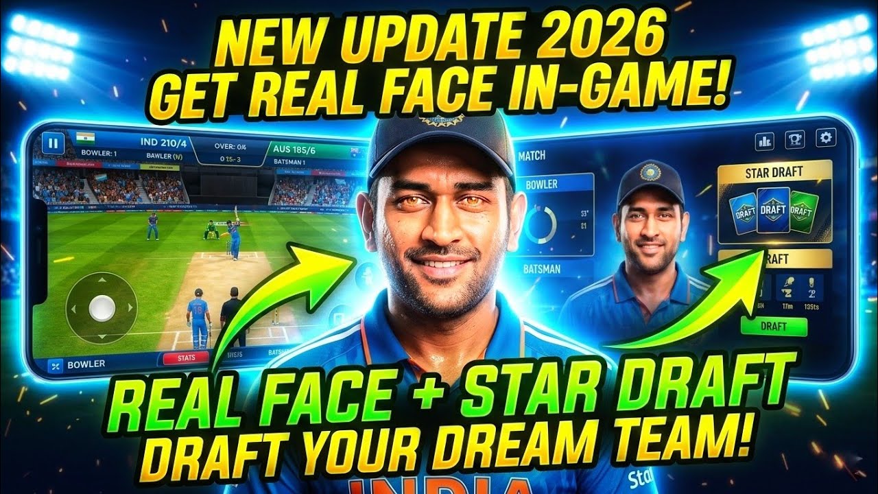 WCC3 New Update 2025 🔥 | Real Face Star Draft Review | Wcc3 Gameplay 