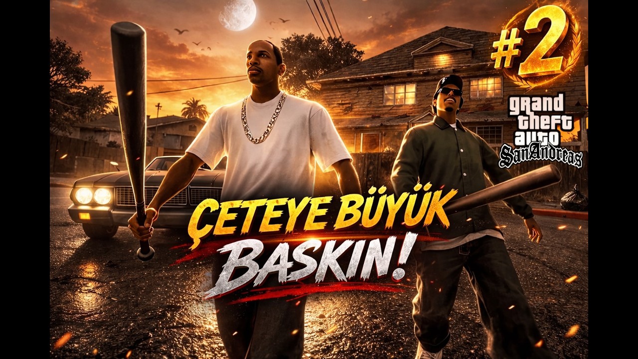 CJ ile Düşman Çeteye Büyük Baskın! Kaçakçıdan Silah Aldık | GTA San Andreas #2