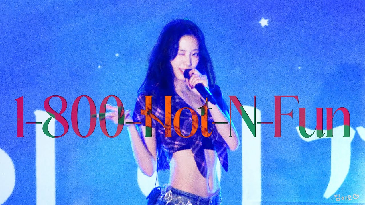 240930 르세라핌(LE SSERAFIM) 광주대(GJU) 카즈하(KAZUHA) 1-800-Hot-N-Fun 직캠 by 김이모 - 4K