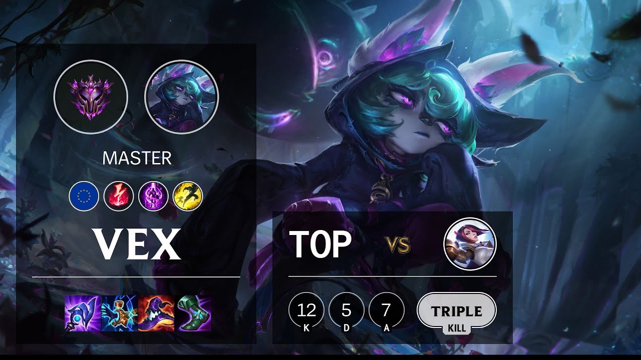 Vex Top vs Fiora - EUW Master Patch 11.20