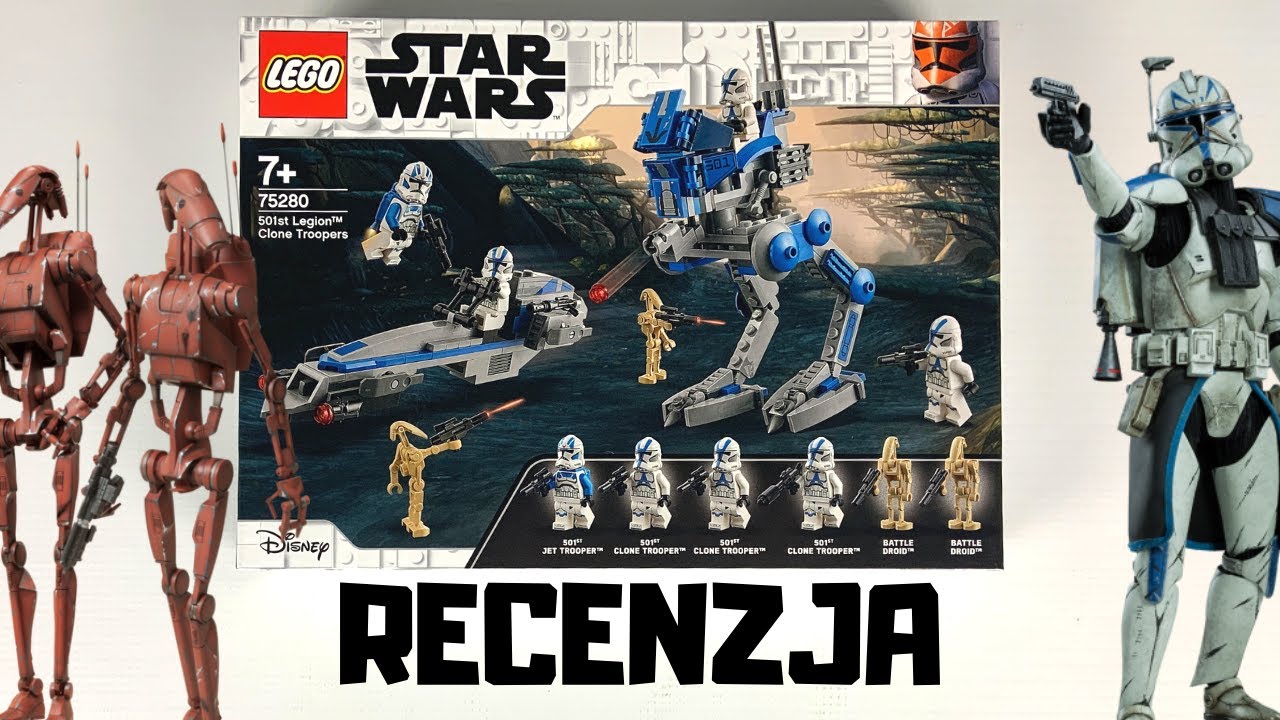 LEGO STAR WARS 75280 - ŻOŁNIERZE-KLONY Z 501. LEGIONU - RECENZJA