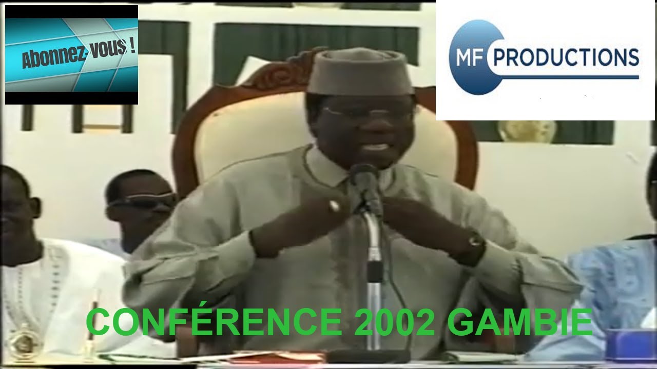 👉SERIGNE MOUSTAPHA SY  👉CONFÉRENCE GAMBIE 2002