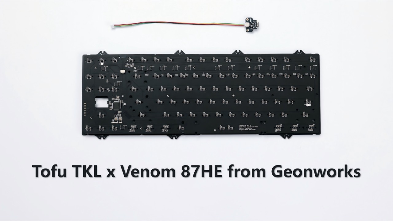 Tofu TKL × Venom 87HE PCB— now compatible. 🧬