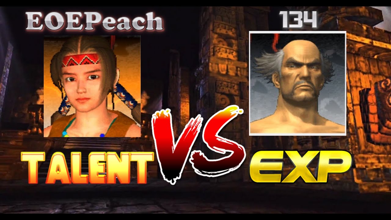 Tekken 3 Online - EOEPeach (Julia) vs 134 (Heihachi) High Level match [ft10]