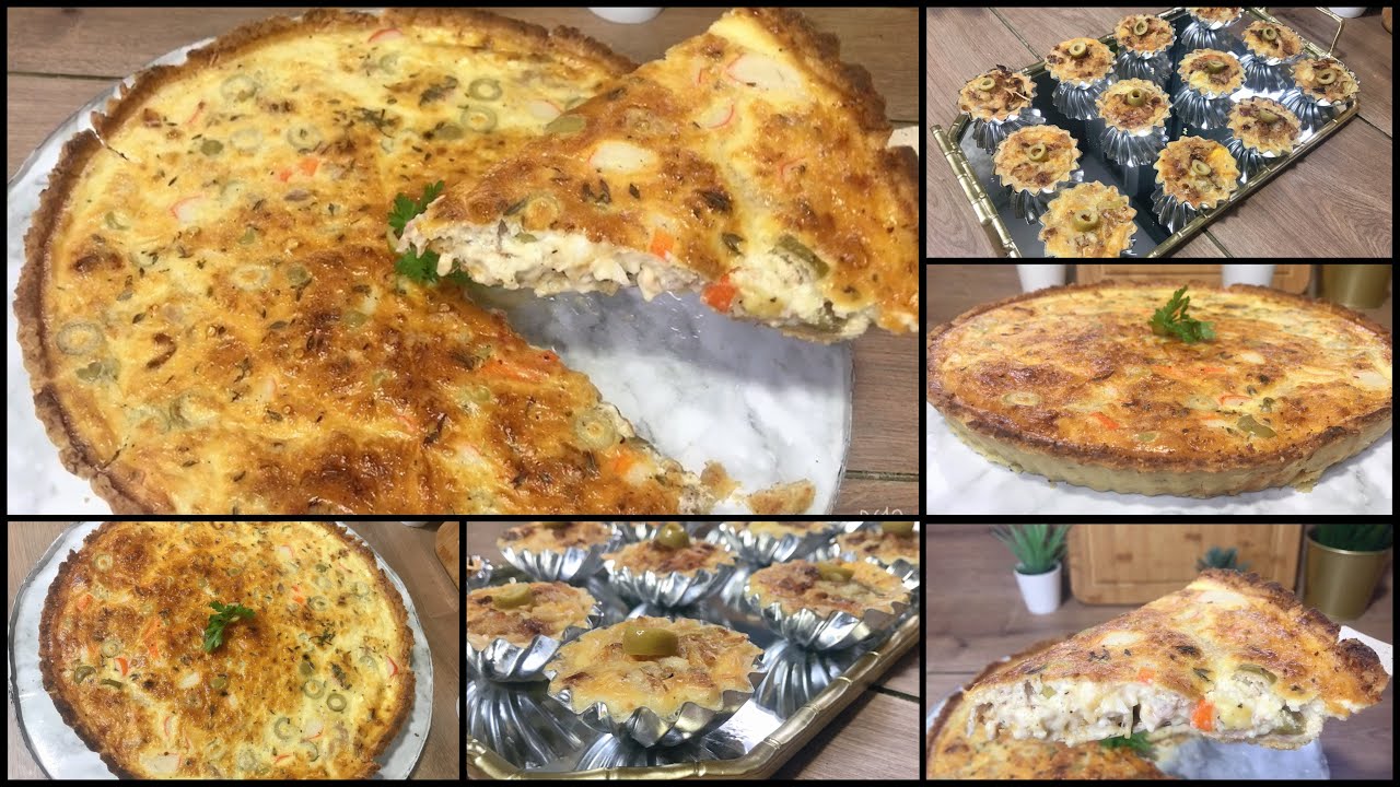 كيش بحشوة القمرون🍤وطون رائعة ولذيذة والعجين ناجحة 💯 تستحق تجربة غير جربوها من شهيوات رمضان 2021🌙