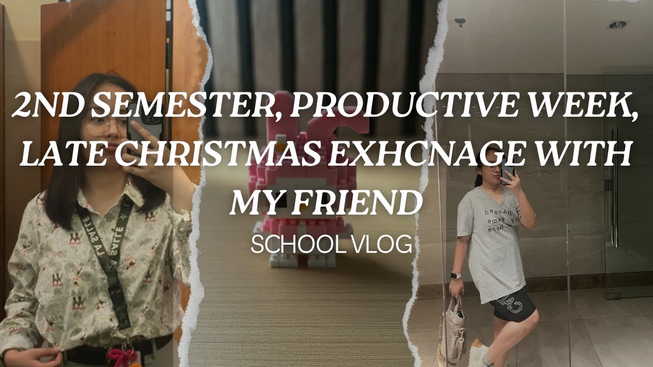UNI VLOG EP. 6🏫: 1st day of school (2ND SEMESTER), productive week, & days before the 2nd sem starts