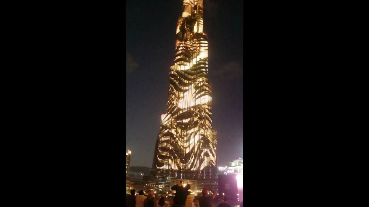 Burj khaleefah light show
