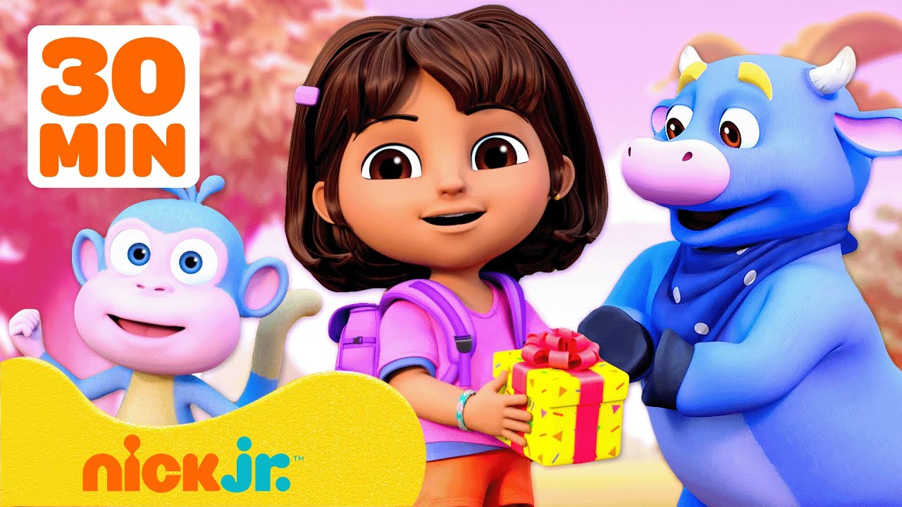 Dora | Maratón de los mejores NUEVOS amigos de Dora con Tico, Benny y más| Nick Jr. en Español