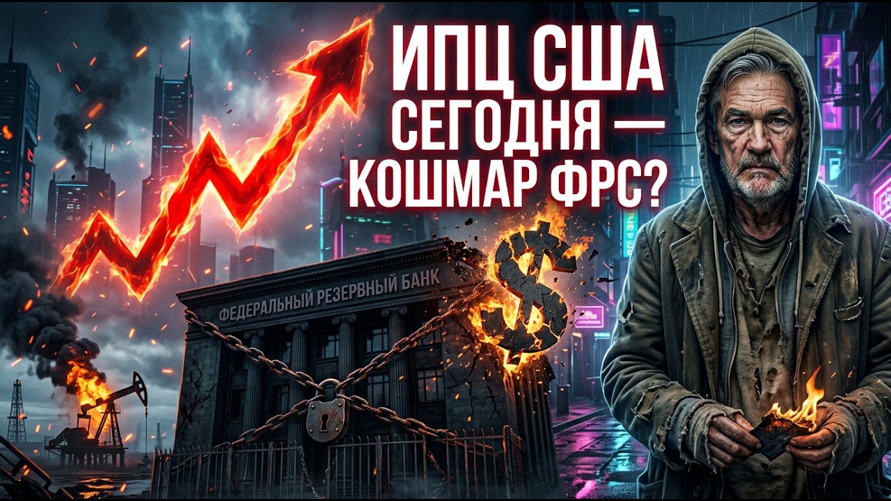 ИПЦ США сегодня — КОШМАР ФРС? Нефть волатильна, CBDC запрещают навсегда