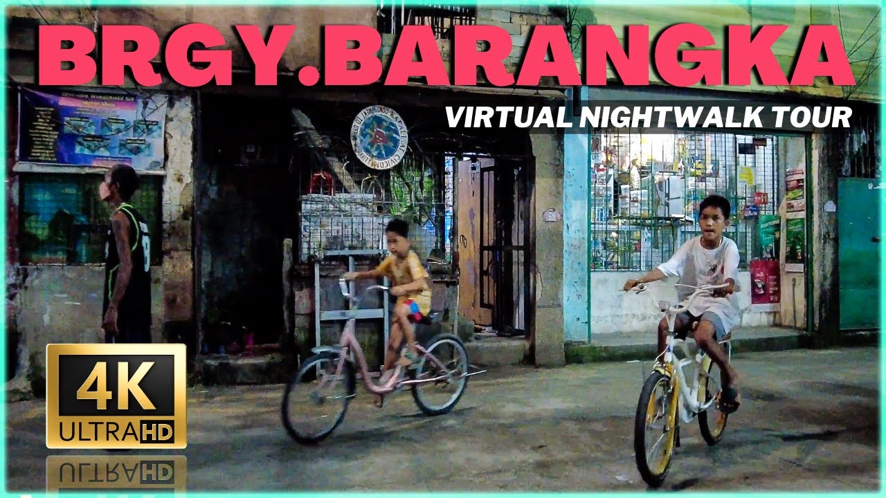 VIRTUAL NIGHT WALKING TOUR at BARANGAY BARANGKA MARIKINA CITY PHILIPPINES 4K 🇵🇭