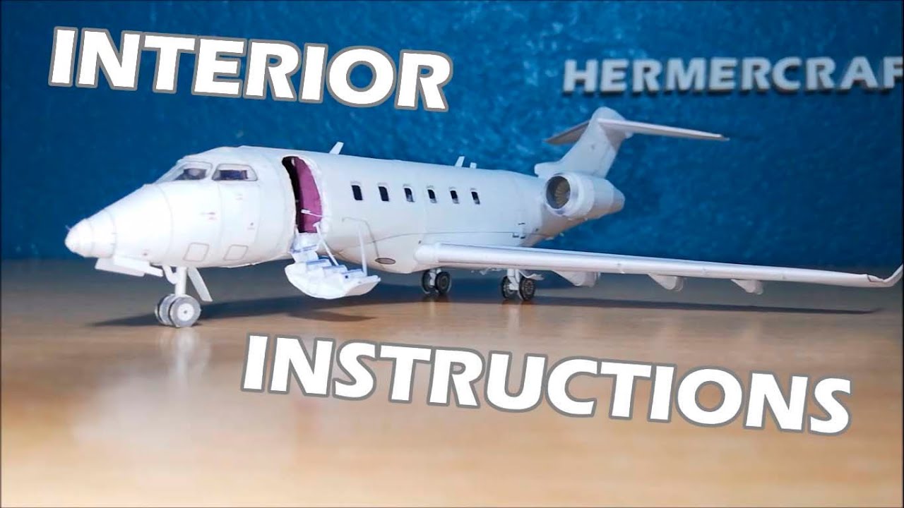 Bombardier Challenger 300 Interior instructions
