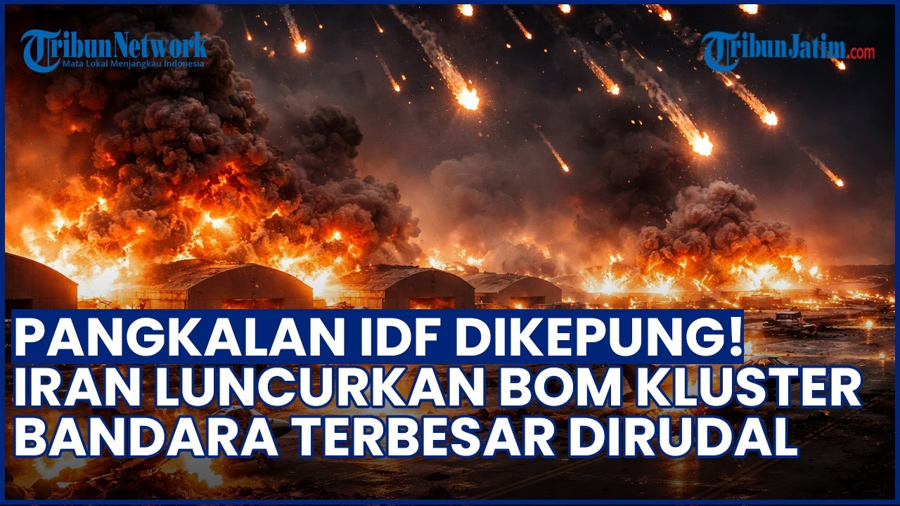PANGKALAN IDF DIKEPUNG! Iran Kerahkan Bom Klaster, Bandara Terbesar Dirudal