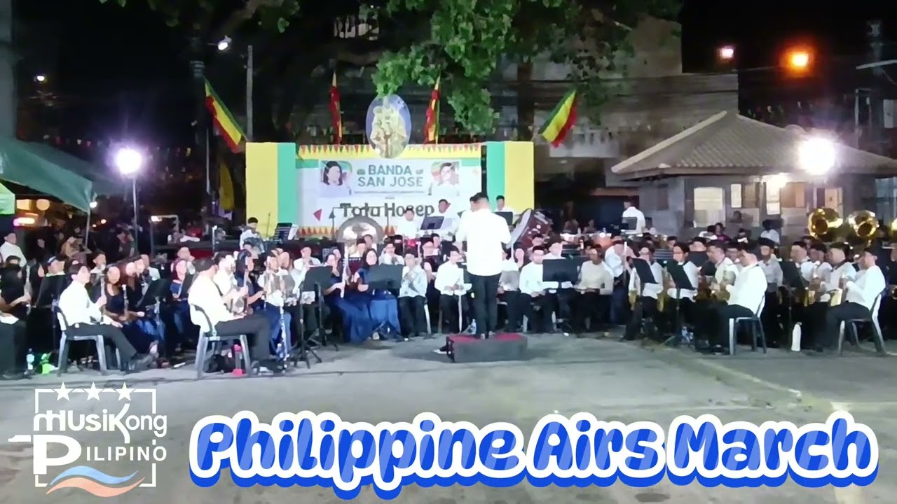 Fiesta Filipino 2024 I Philippine Airs March I Banda San Jose- Las Piñas City
