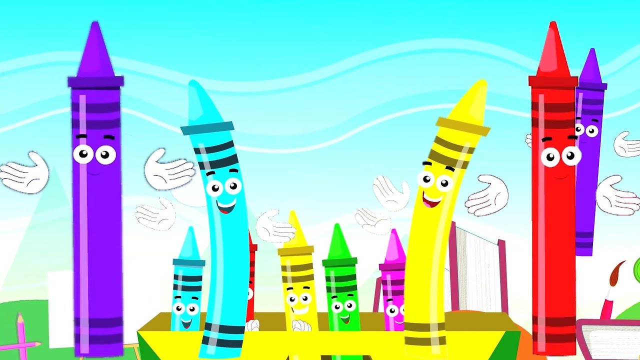 crayon song for children | best children rhymes collection