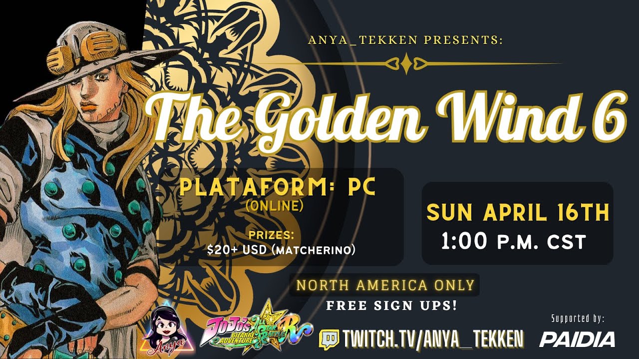 The Golden Wind 6 | Jojos All Star Battle R Tournament
