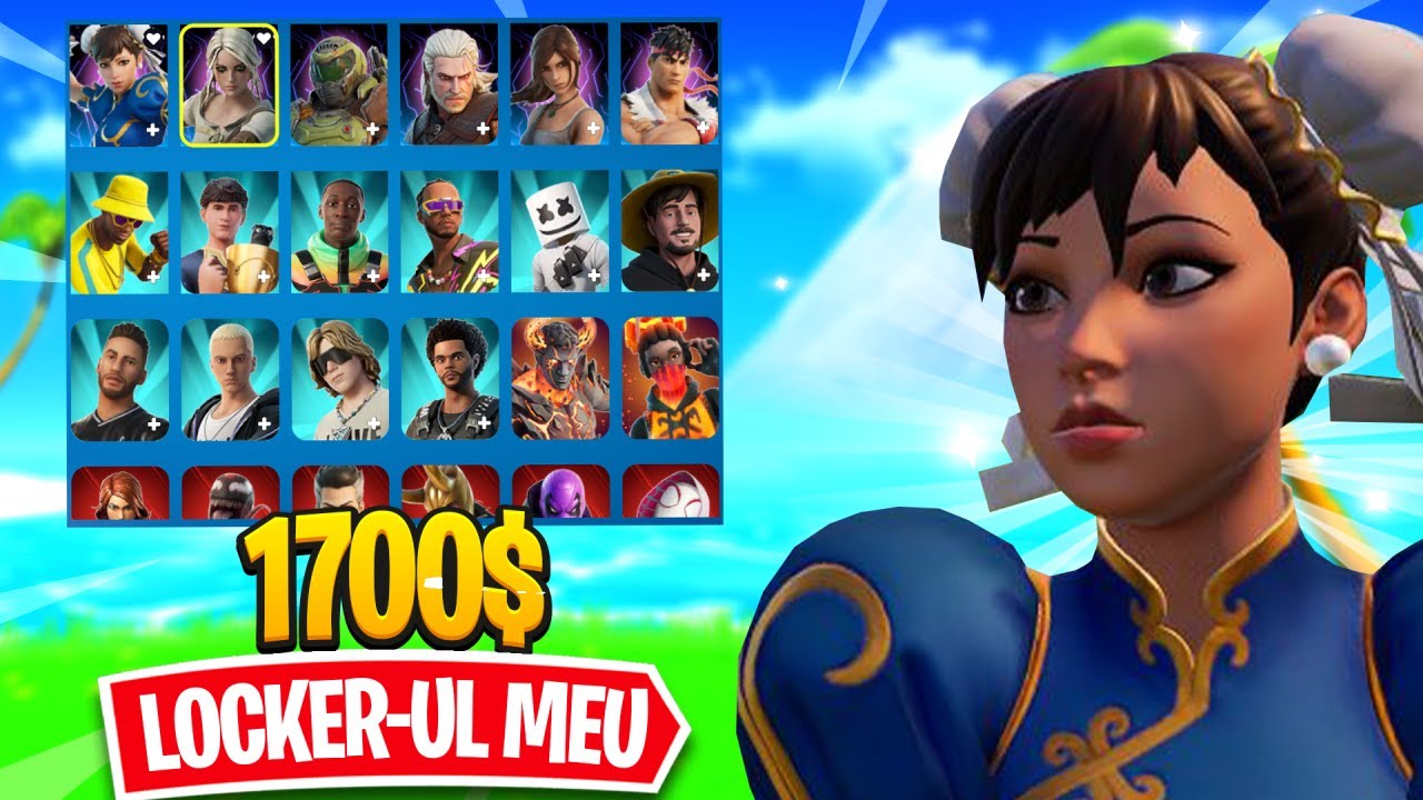 Prezentarea *LOCKERULUI MEU* din Fortnite (o gramada de BANI)✨✌