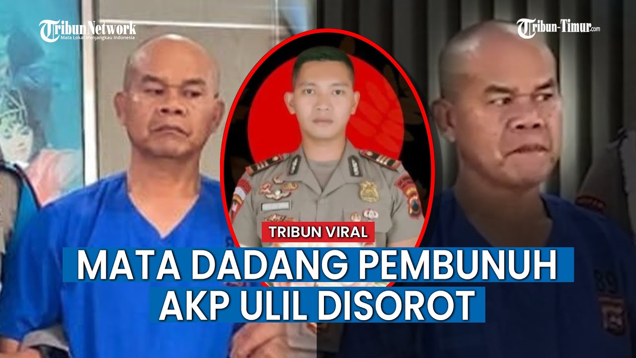 Perhatikan Mata AKP Dadang Iskandar Penembak AKP Ulil Ryanto saat Konferensi Pers