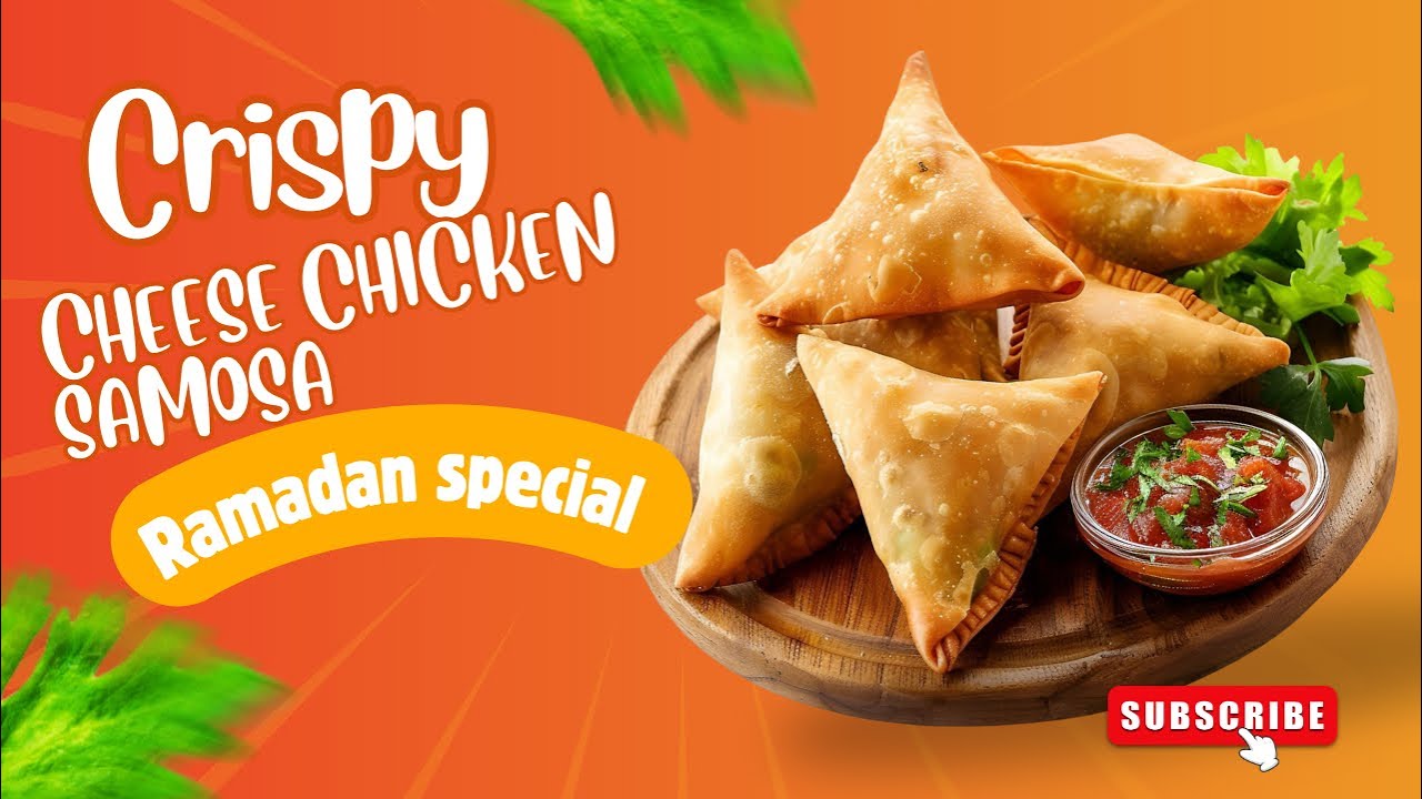 Iftaar special cheesy chicken Samosa Recipe | Randan special